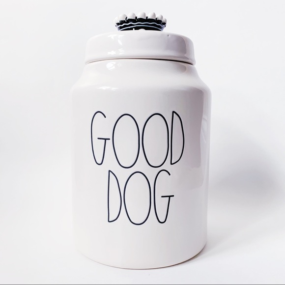Rae Dunn Other - New Rae Dunn GOOD DOG Crown Lid Canister Treats